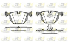 Sada brzdových platničiek kotúčovej brzdy ROADHOUSE 2381.60