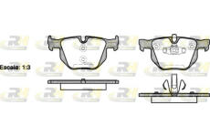Sada brzdových platničiek kotúčovej brzdy ROADHOUSE 2381.70