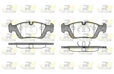 Sada brzdových platničiek kotúčovej brzdy ROADHOUSE 2384.00