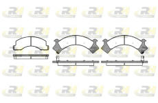 Sada brzdových destiček, kotoučová brzda ROADHOUSE 2394.00