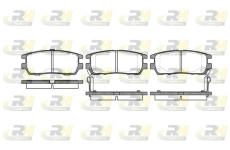 Sada brzdových platničiek kotúčovej brzdy ROADHOUSE 2405.02