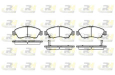 Sada brzdových destiček, kotoučová brzda ROADHOUSE 2419.02