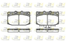 Sada brzdových destiček, kotoučová brzda ROADHOUSE 2428.02