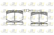 Sada brzdových platničiek kotúčovej brzdy ROADHOUSE 2435.02