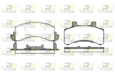 Sada brzdových destiček, kotoučová brzda ROADHOUSE 2516.00