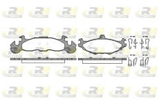 Sada brzdových destiček, kotoučová brzda ROADHOUSE 2519.00