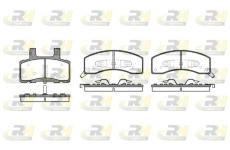 Sada brzdových destiček, kotoučová brzda ROADHOUSE 2530.02