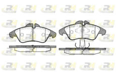 Sada brzdových platničiek kotúčovej brzdy ROADHOUSE 2578.00