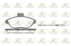 Sada brzdových platničiek kotúčovej brzdy ROADHOUSE 2602.02