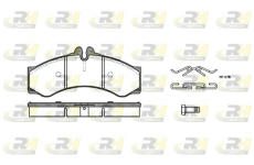 Sada brzdových platničiek kotúčovej brzdy ROADHOUSE 2614.00