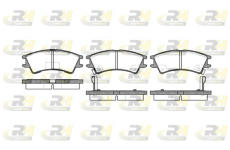 Sada brzdových destiček, kotoučová brzda ROADHOUSE 2675.02