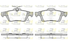 Sada brzdových platničiek kotúčovej brzdy ROADHOUSE 2842.11