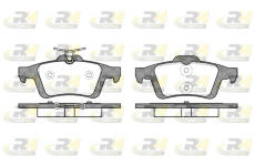 Sada brzdových platničiek kotúčovej brzdy ROADHOUSE 2842.30