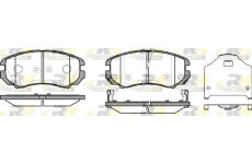 Sada brzdových destiček, kotoučová brzda ROADHOUSE 2953.12