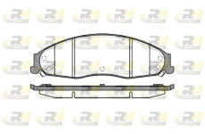 Sada brzdových destiček, kotoučová brzda ROADHOUSE 2955.08