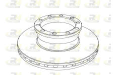 Brzdový kotouč ROADHOUSE NSX1040.20