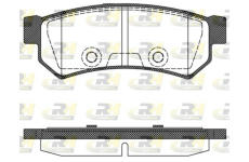 Sada brzdových platničiek kotúčovej brzdy ROADHOUSE 21048.10