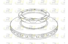 Brzdový kotouč ROADHOUSE NSX1050.20
