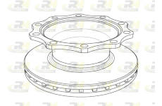 Brzdový kotouč ROADHOUSE NSX1078.20