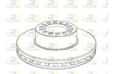 kotouč brzdový PN ROADHOUSE 377mm chlazený IVECO