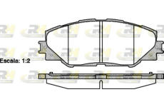 Sada brzdových destiček, kotoučová brzda ROADHOUSE 21234.00