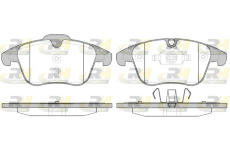 Sada brzdových destiček, kotoučová brzda ROADHOUSE 21249.10