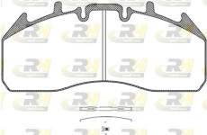 Sada brzdových destiček, kotoučová brzda ROADHOUSE JSX 21257.00