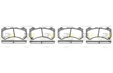 Sada brzdových destiček, kotoučová brzda ROADHOUSE 21376.02