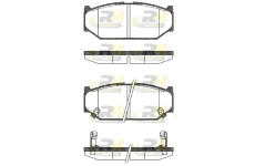 Sada brzdových destiček, kotoučová brzda ROADHOUSE 21381.12