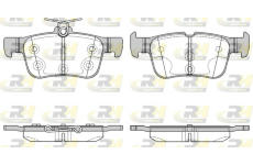 Sada brzdových destiček, kotoučová brzda ROADHOUSE 21551.00