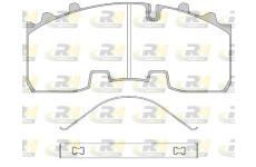 Sada brzdových destiček, kotoučová brzda ROADHOUSE JSX 21556.00