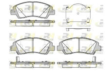 Sada brzdových platničiek kotúčovej brzdy ROADHOUSE 21583.02
