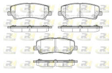 Sada brzdových destiček, kotoučová brzda ROADHOUSE 21621.22