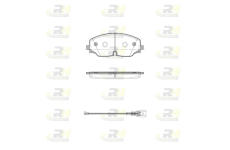 Sada brzdových destiček, kotoučová brzda ROADHOUSE 21770.01