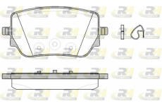 Sada brzdových destiček, kotoučová brzda ROADHOUSE 21829.00
