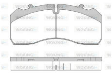 Sada brzdových destiček, kotoučová brzda ROADHOUSE JSX 21846.00