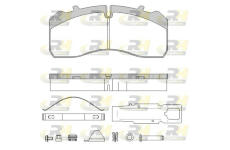 Sada brzdových destiček, kotoučová brzda ROADHOUSE JSX 21846.80