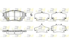Sada brzdových destiček, kotoučová brzda ROADHOUSE 21871.00