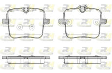Sada brzdových destiček, kotoučová brzda ROADHOUSE 21954.00