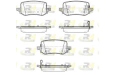 Sada brzdových destiček, kotoučová brzda ROADHOUSE 21958.02