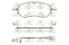 Sada brzdových destiček, kotoučová brzda ROADHOUSE 21962.01