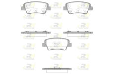 Sada brzdových destiček, kotoučová brzda ROADHOUSE 21999.02