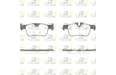 Sada brzdových destiček, kotoučová brzda ROADHOUSE 21551.11