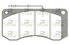 Sada brzdových destiček, kotoučová brzda ROADHOUSE JSX 2258.40