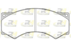 Sada brzdových destiček, kotoučová brzda ROADHOUSE JSX 2277.00