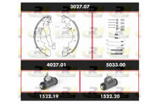 Souprava brzd, bubnova brzda ROADHOUSE 3027.07