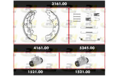 Souprava brzd, bubnova brzda ROADHOUSE 3161.00