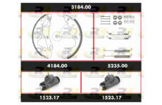 Souprava brzd, bubnova brzda ROADHOUSE 3184.00