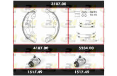 Souprava brzd, bubnova brzda ROADHOUSE SPK 3187.00