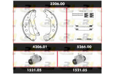 Souprava brzd, bubnova brzda ROADHOUSE 3206.00